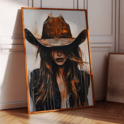 Cowgirl in Crimson – Modern Western Grit