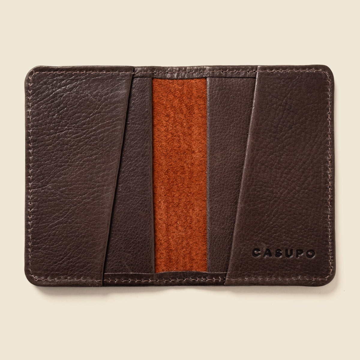 Compact Bifold with RFID Protection - Brown