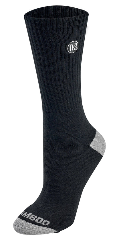 Premium Bamboo Rayon Crew Socks - 1, 3 &  6 Pair Packs Available