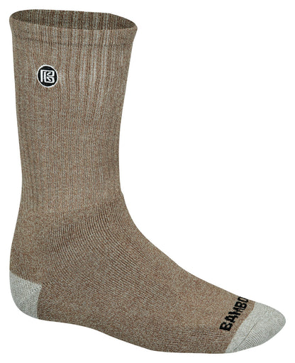 Premium Bamboo Rayon Crew Socks - 1, 3 &  6 Pair Packs Available