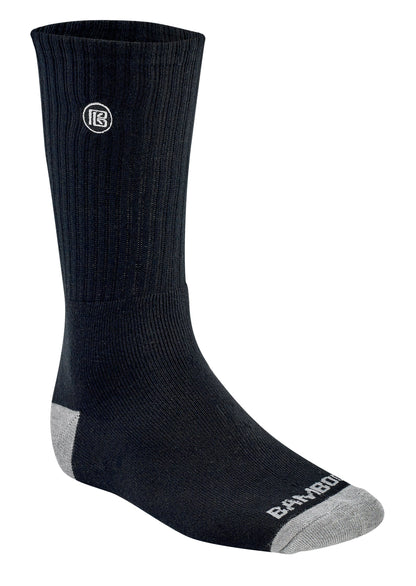 Premium Bamboo Rayon Crew Socks - 1, 3 &  6 Pair Packs Available