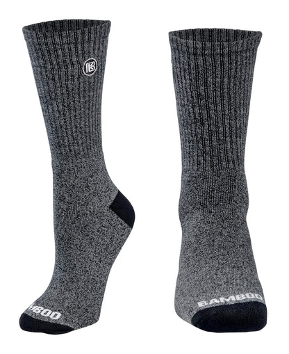 Premium Bamboo Rayon Crew Socks - 1, 3 &  6 Pair Packs Available