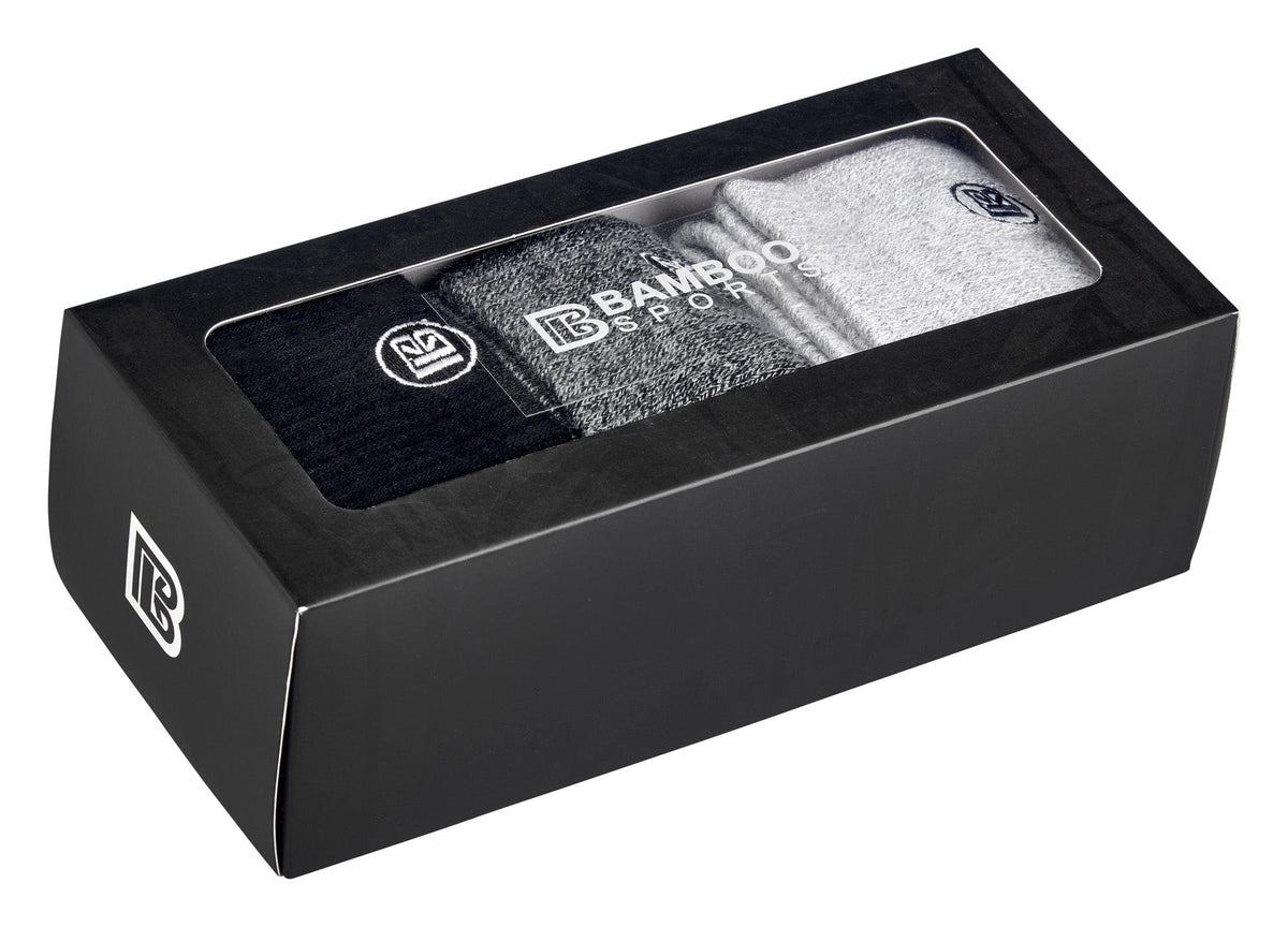 Premium Bamboo Rayon Crew Socks - 1, 3 &  6 Pair Packs Available