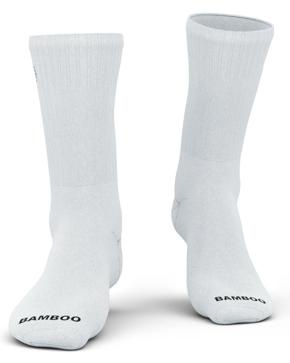 Premium Bamboo Rayon Crew Socks - 1, 3 &  6 Pair Packs Available