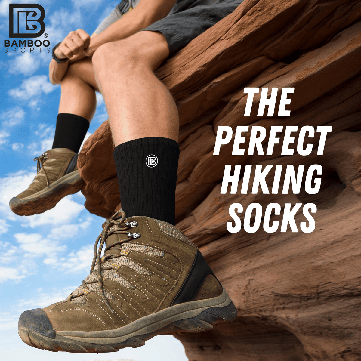 Premium Bamboo Rayon Crew Socks - 1, 3 &  6 Pair Packs Available