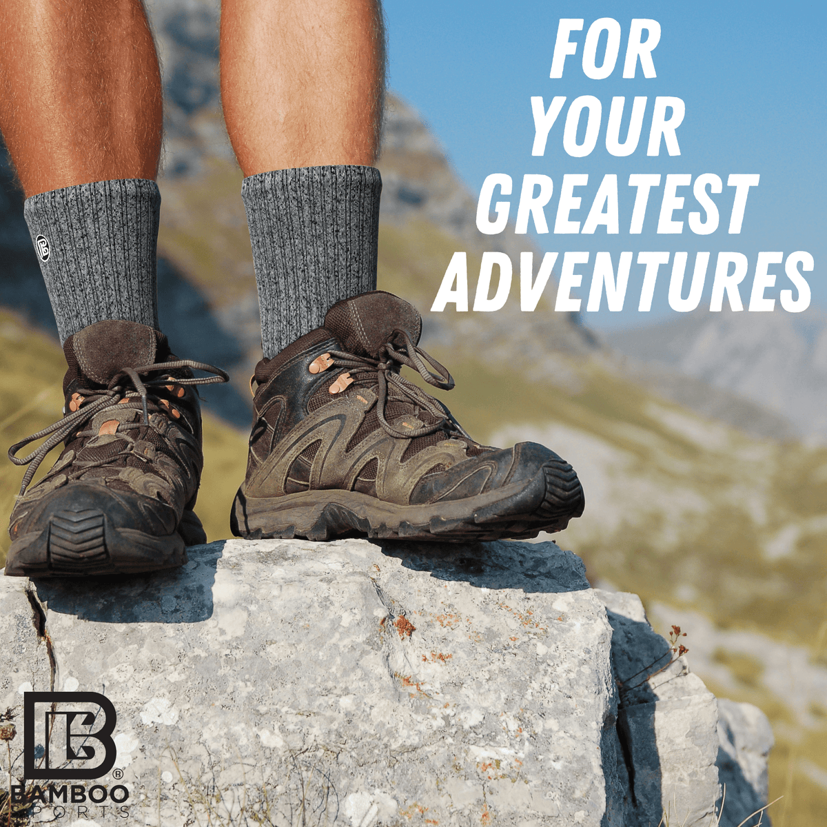 Premium Bamboo Rayon Crew Socks - 1, 3 &  6 Pair Packs Available