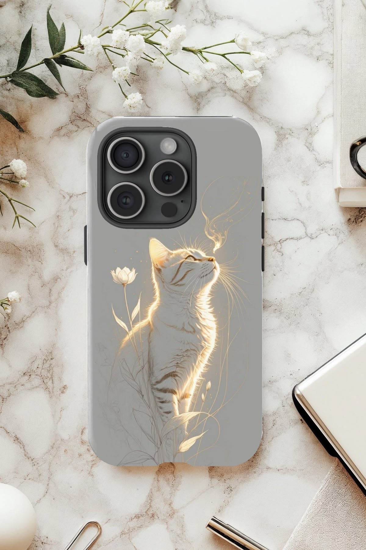 Fall-Inspired Floral Impact Resistant Phone Case