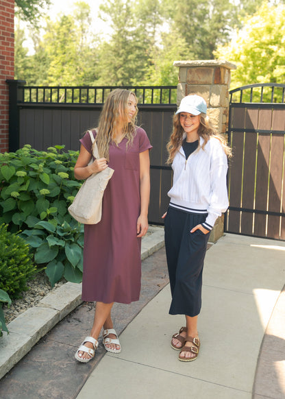Finley V-neck T-shirt Dress