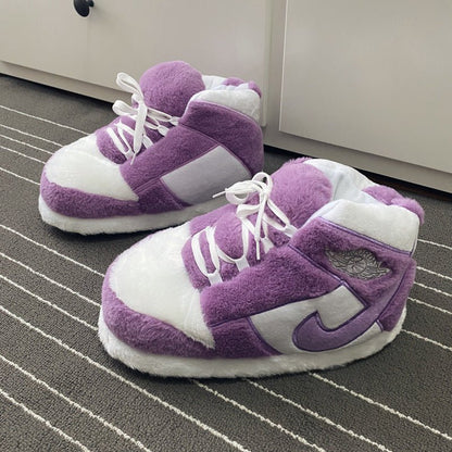 Purple Sneaker Slippers