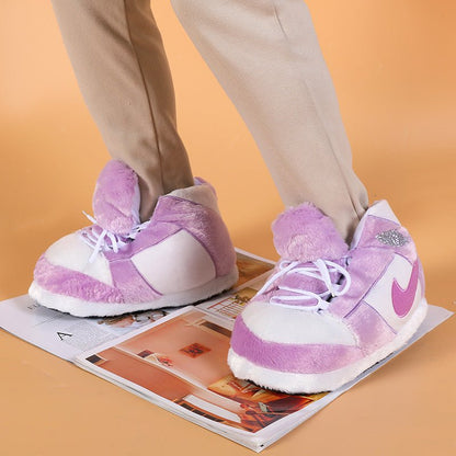 Purple Sneaker Slippers